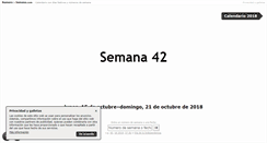 Desktop Screenshot of numerodesemana.com
